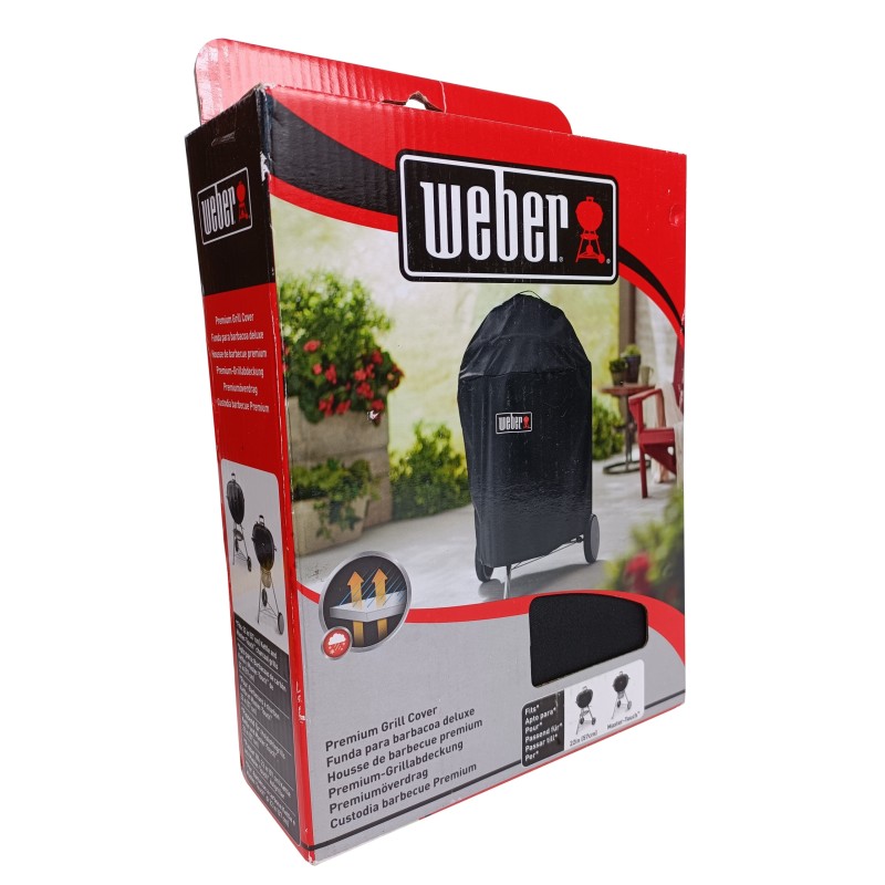 Weber 7143 vandeniui atsparus dangtelis 57 cm master touch anglies griliui