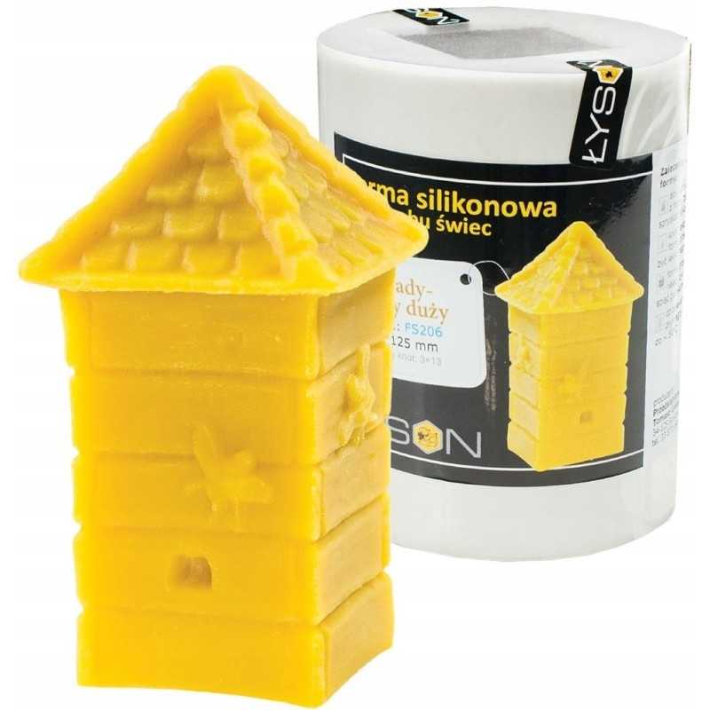 Siūlome silikoninę formą žvakėms gaminti - tradicinis avilys 12,5 cm - labai geras produktas!