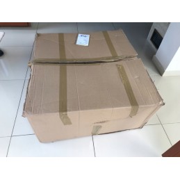 Didelis ketaus sodo židinys, 80 cm, su grilio kojelėmis