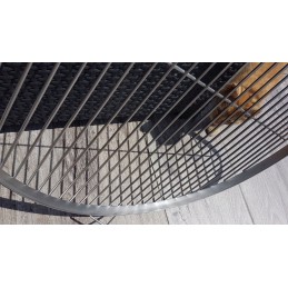 Nerūdijančio plieno grilio grotelės, apvalios, 80 cm