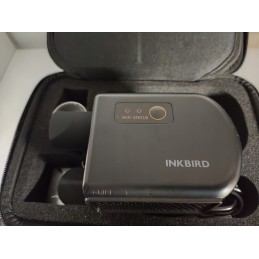 inkbird isc-027bw grilio ventiliatorius, skirtas temperatūros stebėjimui su automatiškai reguliuojamu ventiliatoriaus greičiu.