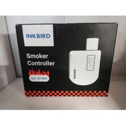 inkbird isc-027bw grilio ventiliatorius, skirtas temperatūros stebėjimui su automatiškai reguliuojamu ventiliatoriaus greičiu.