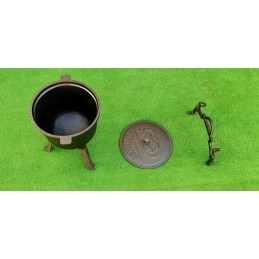 Tvirtas 8 litrų ketaus Meyer puodo katilas