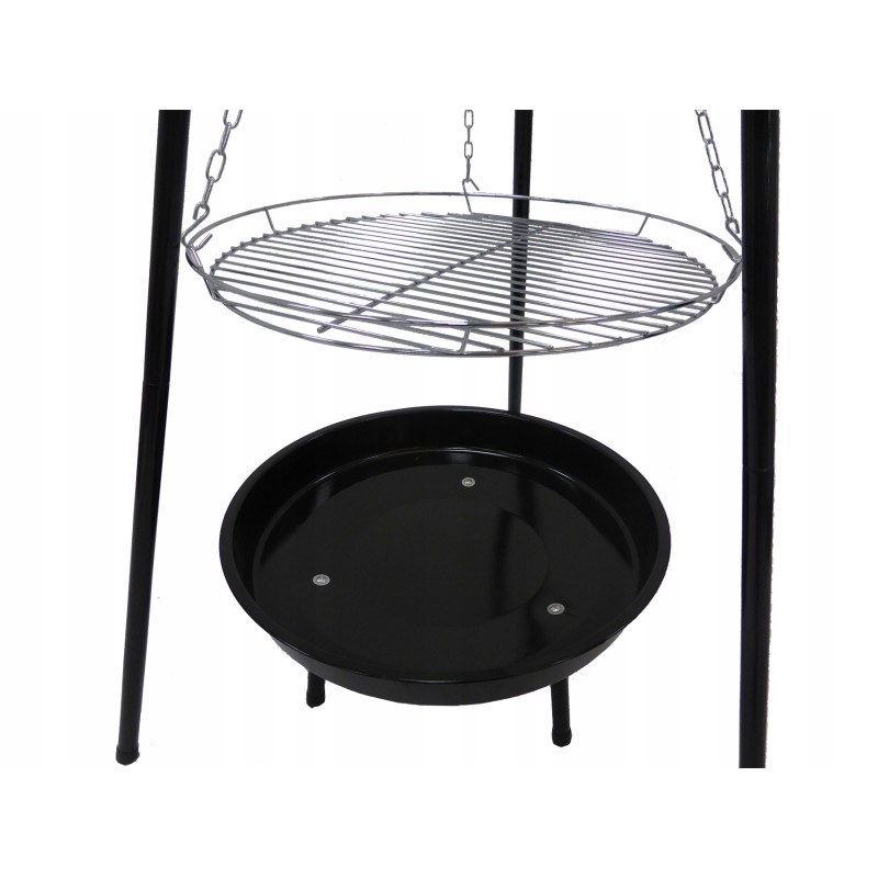 Grilis kabantis ant trikojo, židinys, laužas