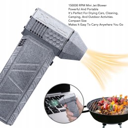 Nešiojamas mini reaktyvinis sausas pūstuvas 150 000 aps./min