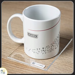 Apsauginis grilio kilimėlis 180x90, permatomas PVC grilio padas