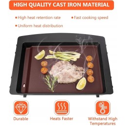 Plancha plokštė Weber kepsninėms, ketaus grilio plokštė