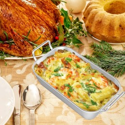 Pannas gāzes grilam, augstas kvalitātes, nerūsējošais tērauds, 3 gab
