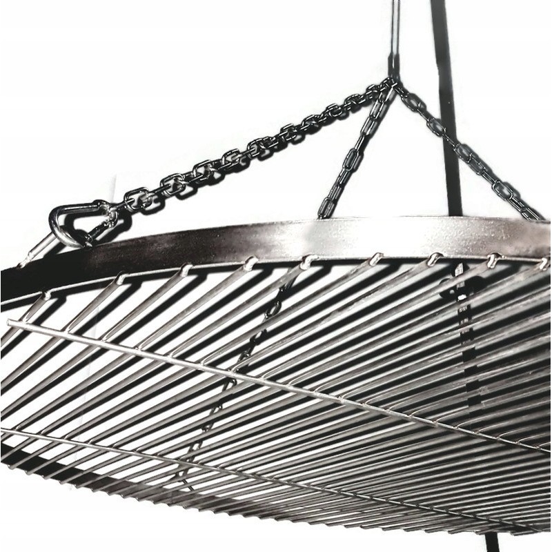 Nerūdijančio plieno grotelės, apvalios, 70 cm