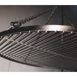 Nerūdijančio plieno grotelės, apvalios, 70 cm