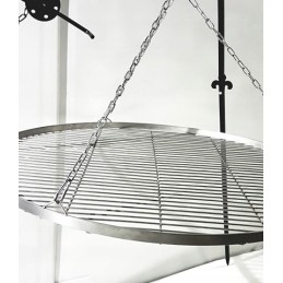 Nerūdijančio plieno grotelės, apvalios, 70 cm