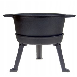 Emaliuotas ketaus katilas, 5l, 3in1 medžioklės puodas