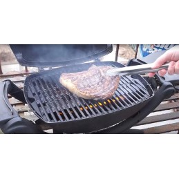 Denmay 63,5 cm x 45,2 cm ketaus grotelės weber q300, q3200, q3000, q3200 dujiniam griliui, grilio grotelių atsarginės dalys webe