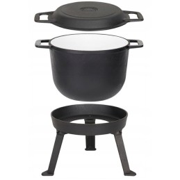 ⭐ 3-in-1 emaliuotas ketaus katilas 8l⭐