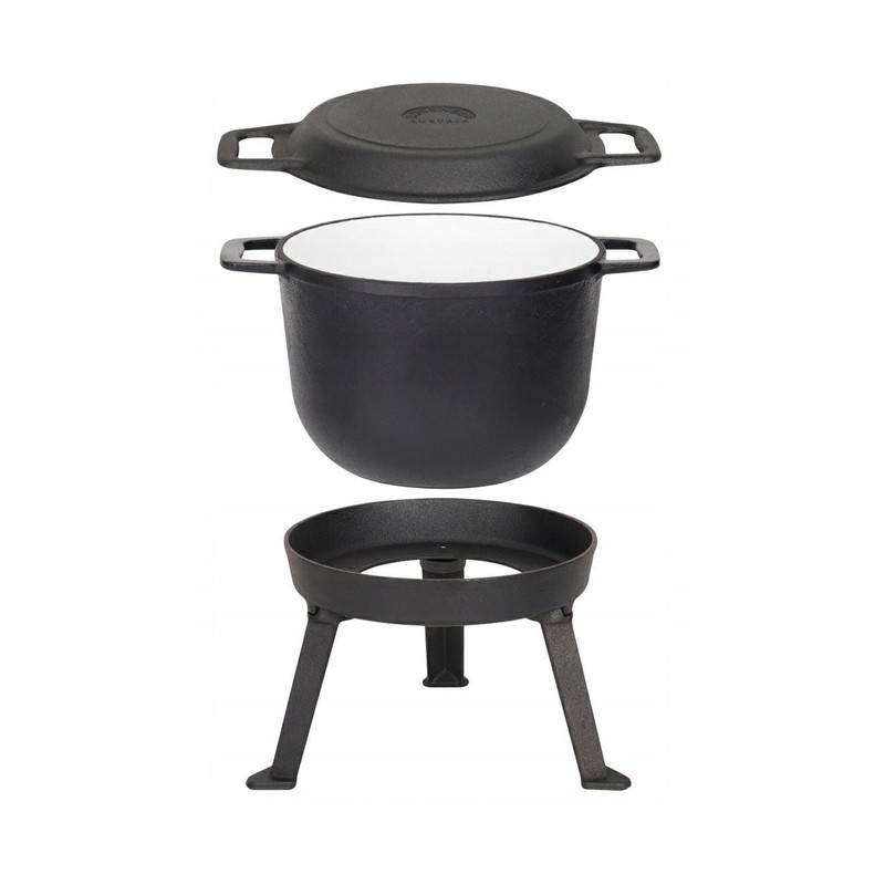 ⭐ 3-in-1 emaliuotas ketaus katilas 8l⭐