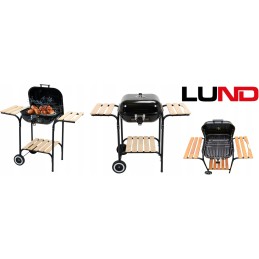 ⭐Didelė anglinė kepsninė su dangteliu 40x45cm⭐