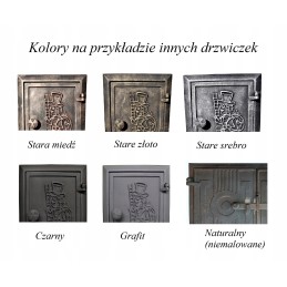 Ketaus rūkyklos durys, duonos krosnies grotelės