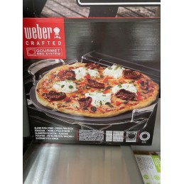 Grilio lėkštė glazūruota Weber picos akmuo apvalus 33 x 42 cm 22 cm