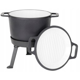 ⭐ 3-in-1 emaliuotas ketaus katilas 8l⭐