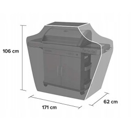 Campingaz premium xxl kepsninės užvalkalas su pu danga, atsparus oro sąlygoms, tvirtinimo virvelė, skirta 3 ir 4 RBS serijoms, a