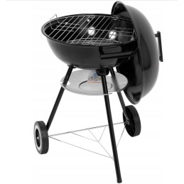 Apvalios sodo anglies kepsninės su pelenų keptuvės dangčiu