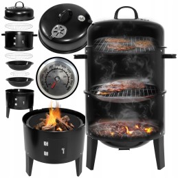 Smokehouse sodo grilis, BBQ vamzdis, metalinė rūkykla, rūkykla
