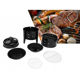Smokehouse sodo grilis, BBQ vamzdis, metalinė rūkykla, rūkykla