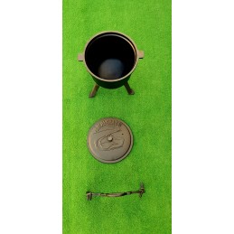 Tvirtas 8 litrų ketaus Meyer puodo katilas