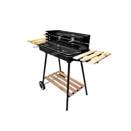 Sodo kepsninė su anglimis ant ratų, 3 lentynos + iešmas