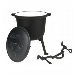 Medžioklinis katilas, emaliuotas kepimo puodas, 8 litrai