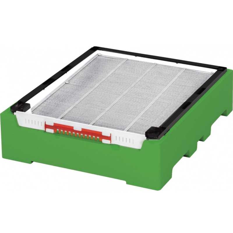 Aukštos higienos dugnas dd, ln, ap, wl, 12 rėmų. žalia-premium