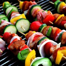 Nerūdijančio plieno bbq grilio priedų rinkinys 9in1 + lagaminas