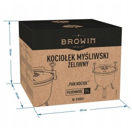 Medžioklinis ketaus katilas 7 l - keptuvės katilas Browin nr 330501