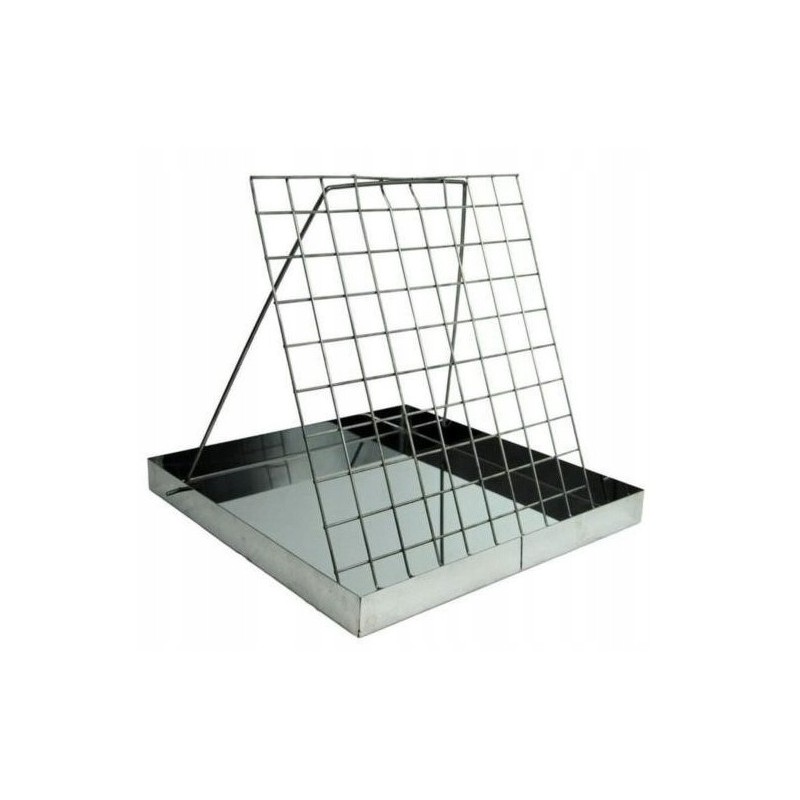 Frame uncapping tray - stainless steel
