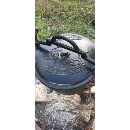 Medžioklės puodo katilas su marmuro danga, 7l!