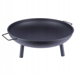 Metalinė sodo laužavietė su rankenomis 58 cm