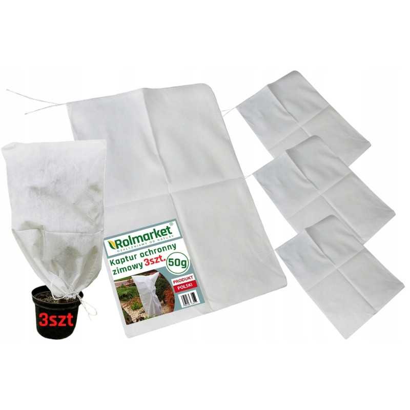 ✨ Lenkiškas apsauginis gaubtas, agrotekstilės maišelis, žieminis, 3 vnt