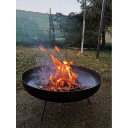 Capri 58 sodo laužavietė su bulan 58 dangteliu iš 4elementi - nauja!