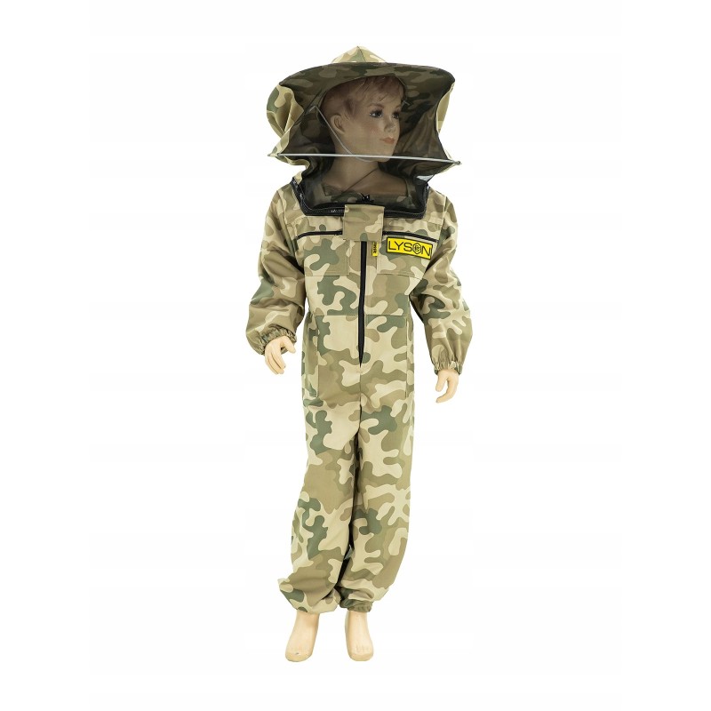 Children's camouflage jumpsuit with hat size 146