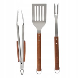 Lengvas grilio priedų rinkinys kepimui ant grotelių, 3 vnt