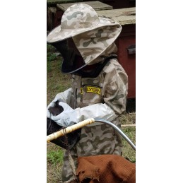 Children's camouflage jumpsuit with hat size 146