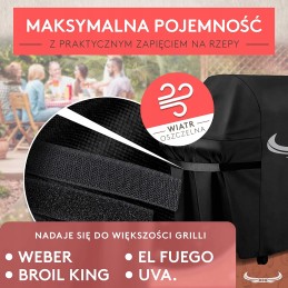 Universalus grilio apsaugos aukščiausios kokybės tentas