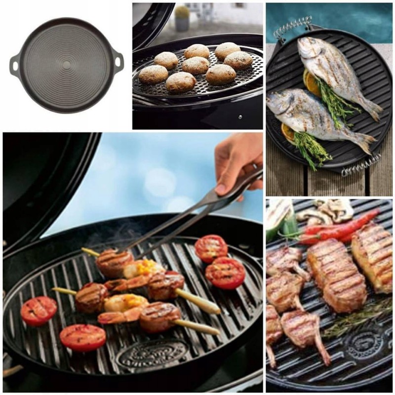 Ketaus grilio keptuvė su rankenomis!!!