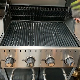 Ketaus grilio grotelės King Baron, Santos