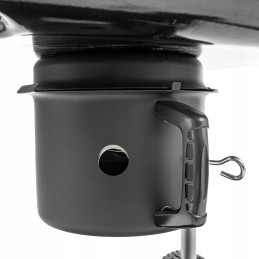 Stačiakampės anglies kepsninės su praktišku dangteliu ir transportavimo ratukais