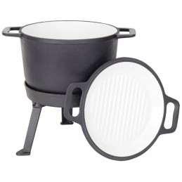 Emaliuotas ketaus puodas Rossner 3in1 10 l (mk602)