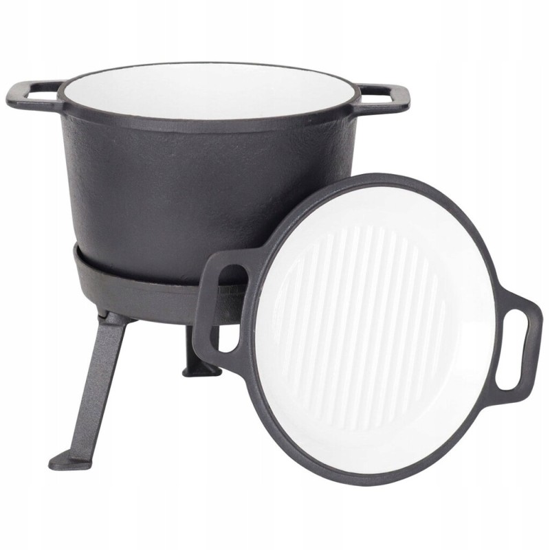 Emaliuotas ketaus puodas Rossner 3in1 10 l (mk602)