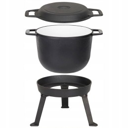 Emaliuotas ketaus puodas Rossner 3in1 10 l (mk602)