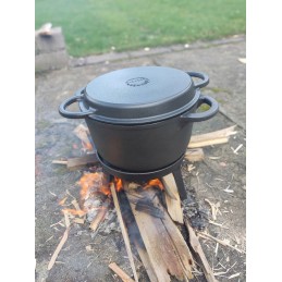 Emaliuotas ketaus puodas Rossner 3in1 10 l (mk602)