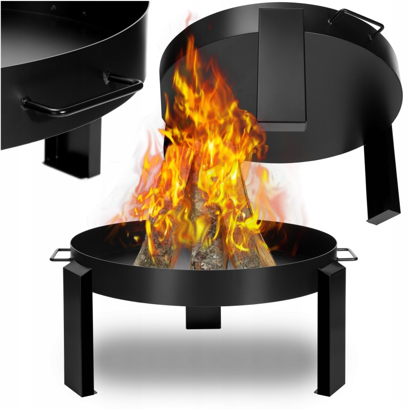 Hogar ketaus ir plieno sodo laužavietė 80 cm